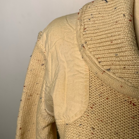 Vintage knitted zipper sweater 70s - Picture 4 of 16